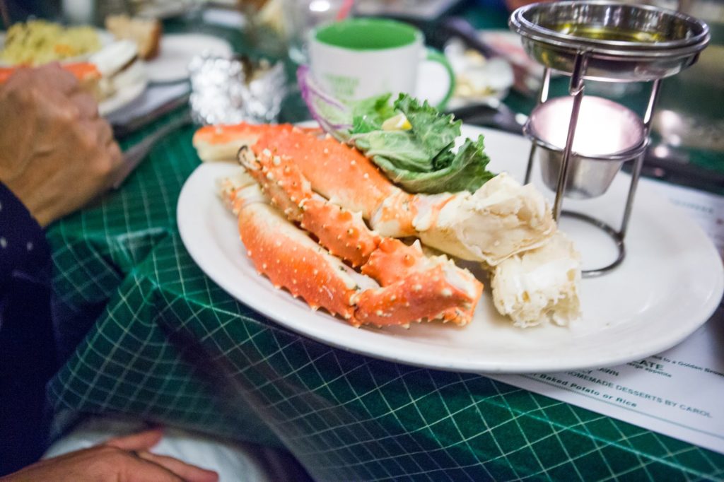 King Crab legs is a classic Alaskan staple